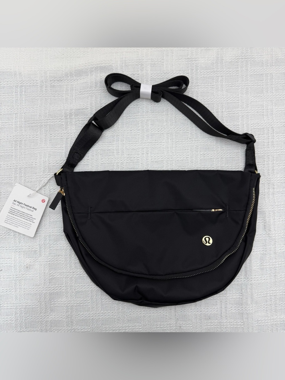 Lululemon Festival Bag 5L • Black/Gold • New